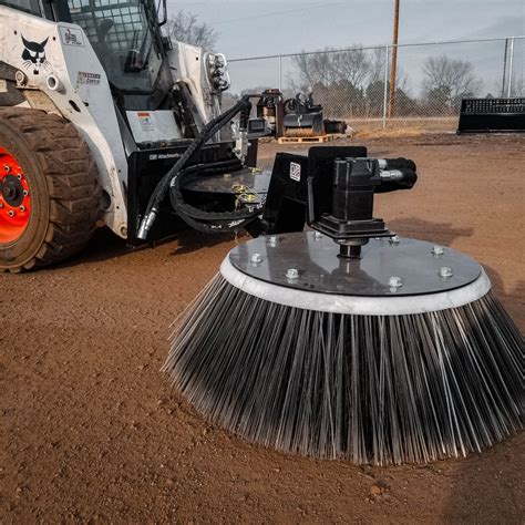 skid steer curb brooms